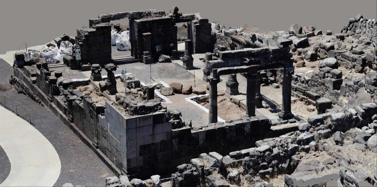 Excavation and research at Korazim before further conservation